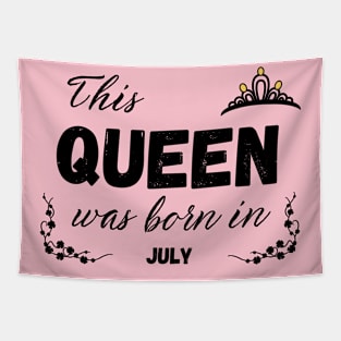 Queen born in july Tapestry