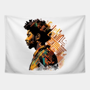 Afrocentric Man Tapestry