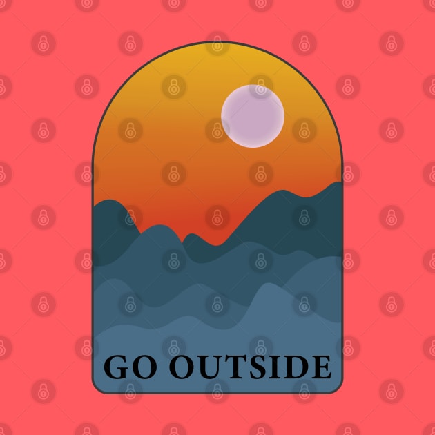 Go Outside by Gold Star Creative