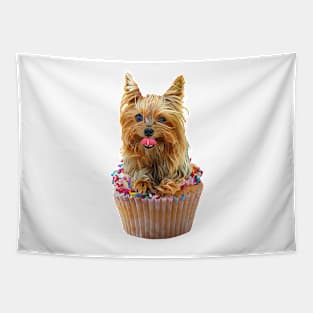 Yorkshire Terrier Cupcake Dog Tapestry