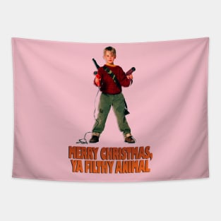 Merry Christmas, Ya Filthy Animal Tapestry