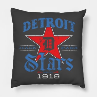 Detroit Stars Pillow