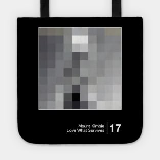 Mount Kimbie / Minimal Style Graphic Artwork Tote