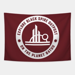 Explore Black Spire Outpost Shirt Tapestry