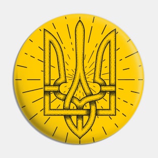 Emblem of Ukraine. Pin