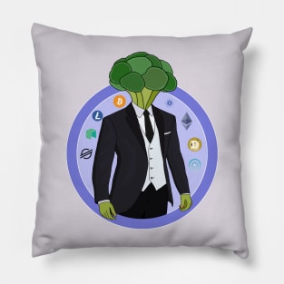 Broccoli Crypto Pillow