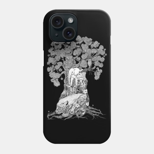 Animal Tree Phone Case by SamuelJ