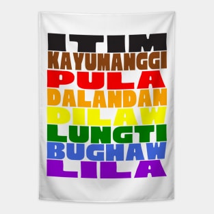 Pride Colors in Tagalog Tapestry