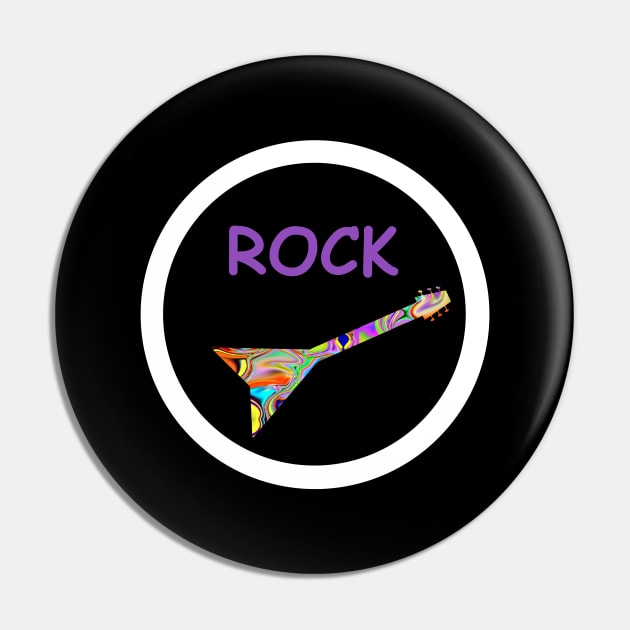 Rock Guitar 02 Pin by kensor