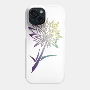 Colorful Abstract Dandelion Phone Case