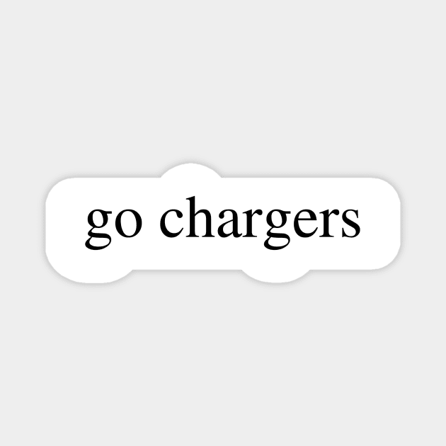 go chargers Magnet by delborg