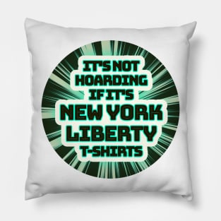 liberty hoarding Pillow