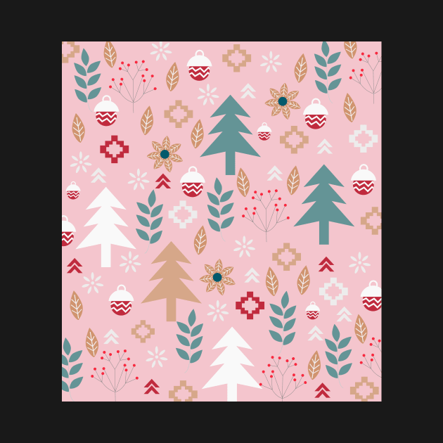 Cute Christmas in pink by cocodes