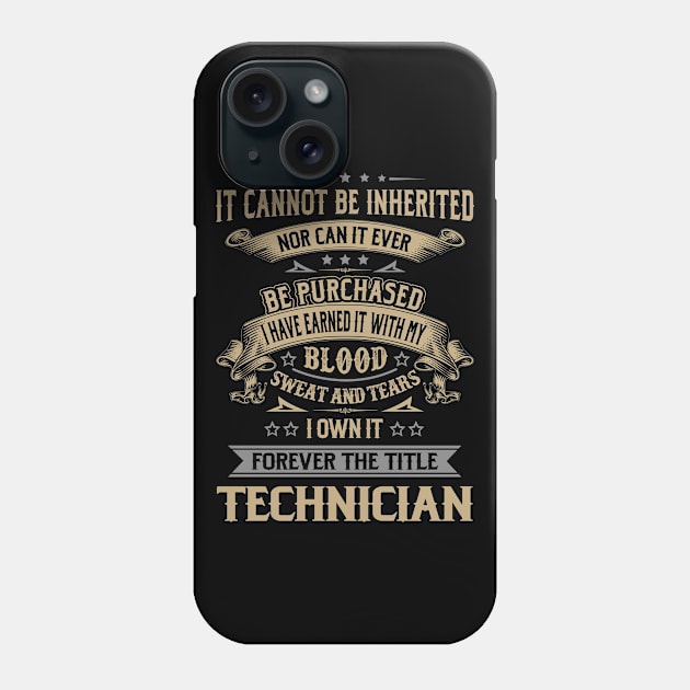 Forever the Title Technician Phone Case by Shoes