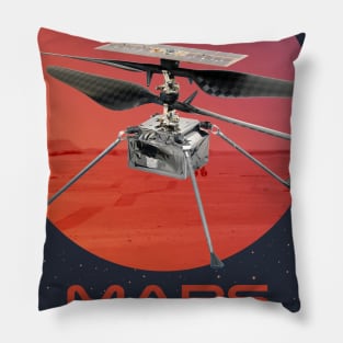 Mars Helicopter Ingenuity Pillow