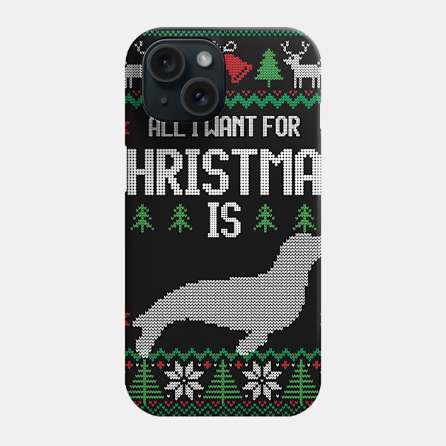 All I Want For Christmas Is Sea Lion Funny Xmas Gift Phone Case by Tilida2012
