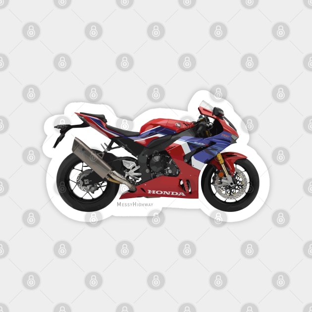 Honda CBR1000RR-R Fireblade SP 21 tri-color, s Magnet by MessyHighway