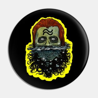 Zombie Art : ZOMBIE ZODIAC HORRORSCOPE (Aquarius) Pin