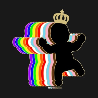 Rainbow King cake baby T-Shirt