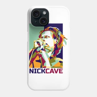 Abstract Nick Cave In WPAP Phone Case