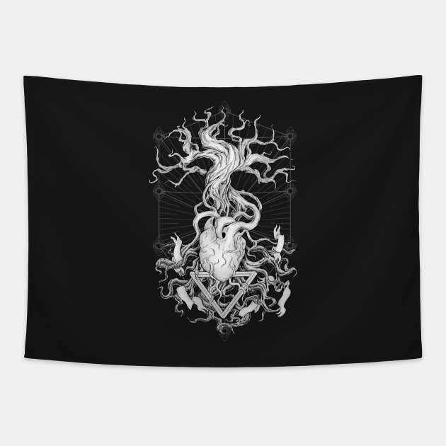 Tree of Life Tapestry by DiegoSpezzoni