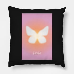 Trust the Process Butterfly Aura Pillow