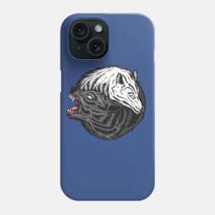 Yin Yang Wolves Phone Case