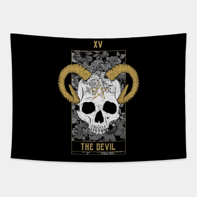 The devil tarot card tapestry new arrivals