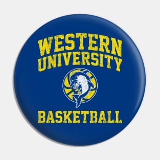 Western University Basketball - Blue Chips Pin