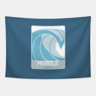 Mobile Beach Alabama - Atlantic Ocean AL Crashing Wave Tapestry