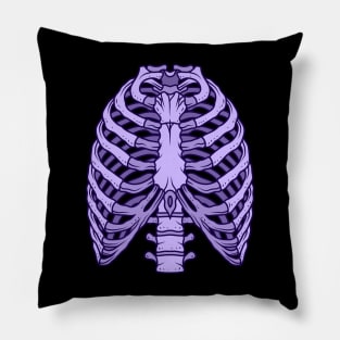 Rib Cage (Purple) Pillow