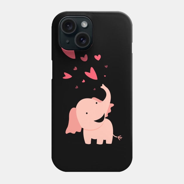 Baby elephant pregnant mommy pregnancy announce Phone Case by MarrinerAlex