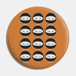 Ninja's Mood Pin