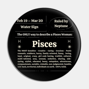 Pisces Women Personality Traits Pin