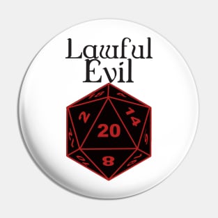 Lawful Evil Alignment Pin