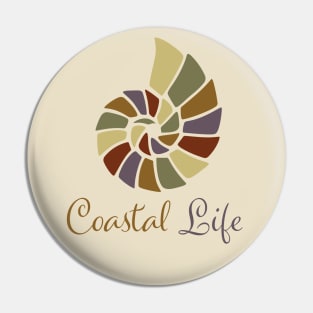 Coastal Life Nautilus Beach Wear Pin