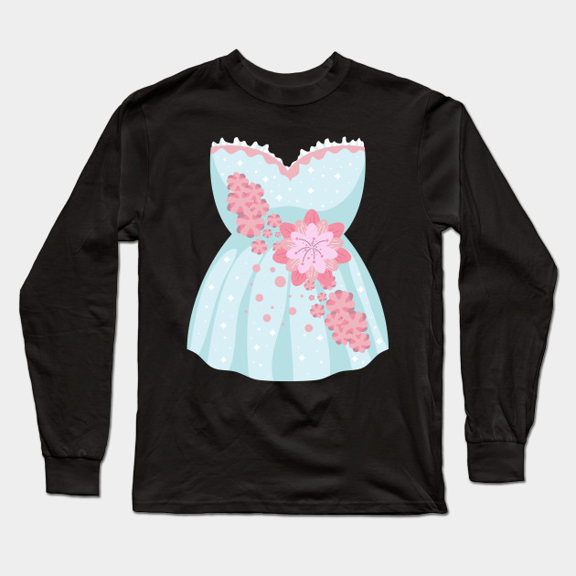 Wedding Dress Costume Wedding Dress Long Sleeve T Shirt