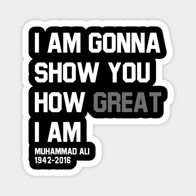 muhammad ali quotes Magnet by ilvms