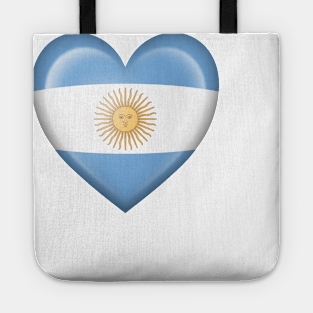 Argentine Heart Flag Tote