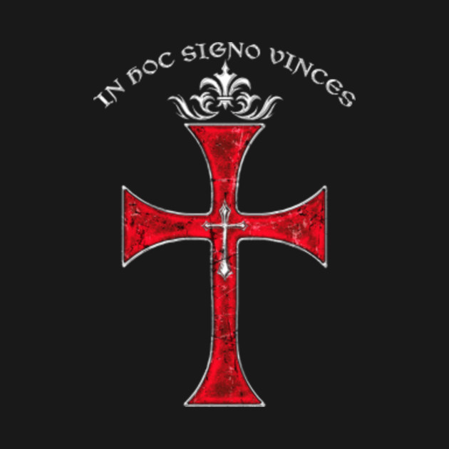 Disover Knight's Templar Metallic Cross - Knight - T-Shirt