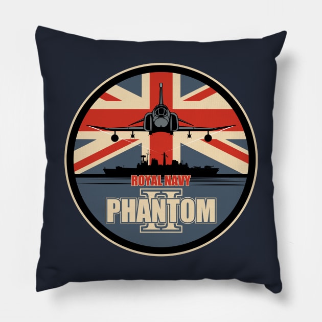 Royal Navy F-4 Phantom II Pillow by TCP