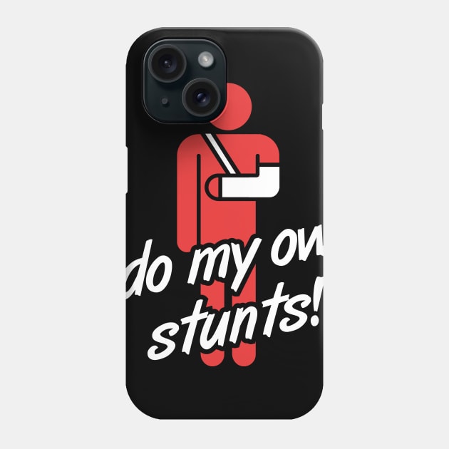 Stunts Fractured Broken Collarbone Gift Phone Case by MeatMan