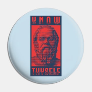 Socrates - Know Thyself Pin