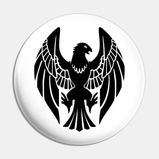 Black Eagles (Black and White) Pin