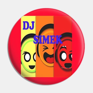 Logo ``Dj Simek´´ #3 Pin