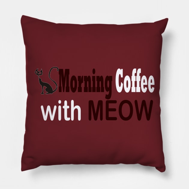 Morning Coffee Pillow by Tessa