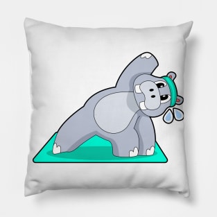 Hippo Yoga Gymnastics Pillow