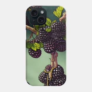 Fresh Blackberries Phone Case