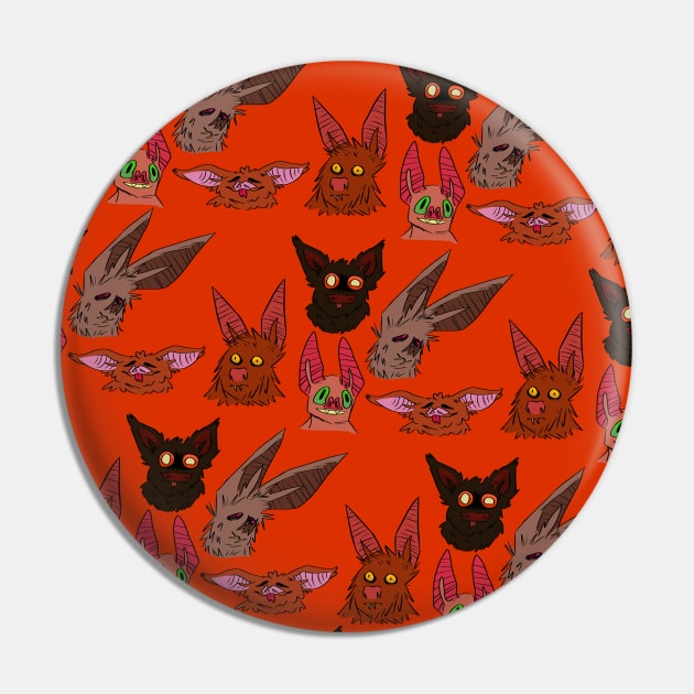 Bats Pin by VazMas Design