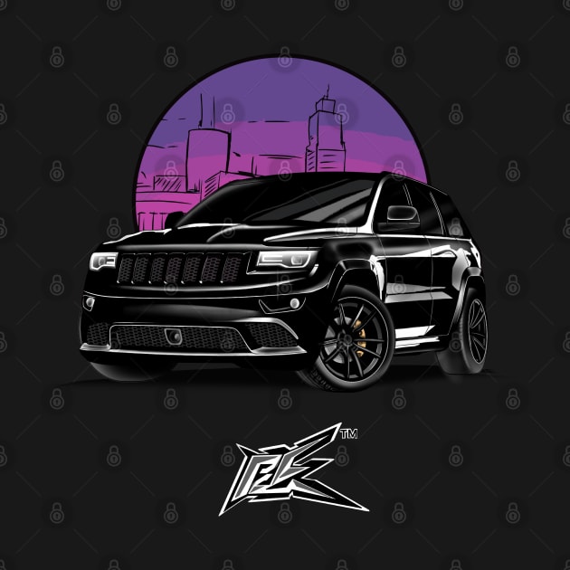 jeep cherokee srt8 black by naquash